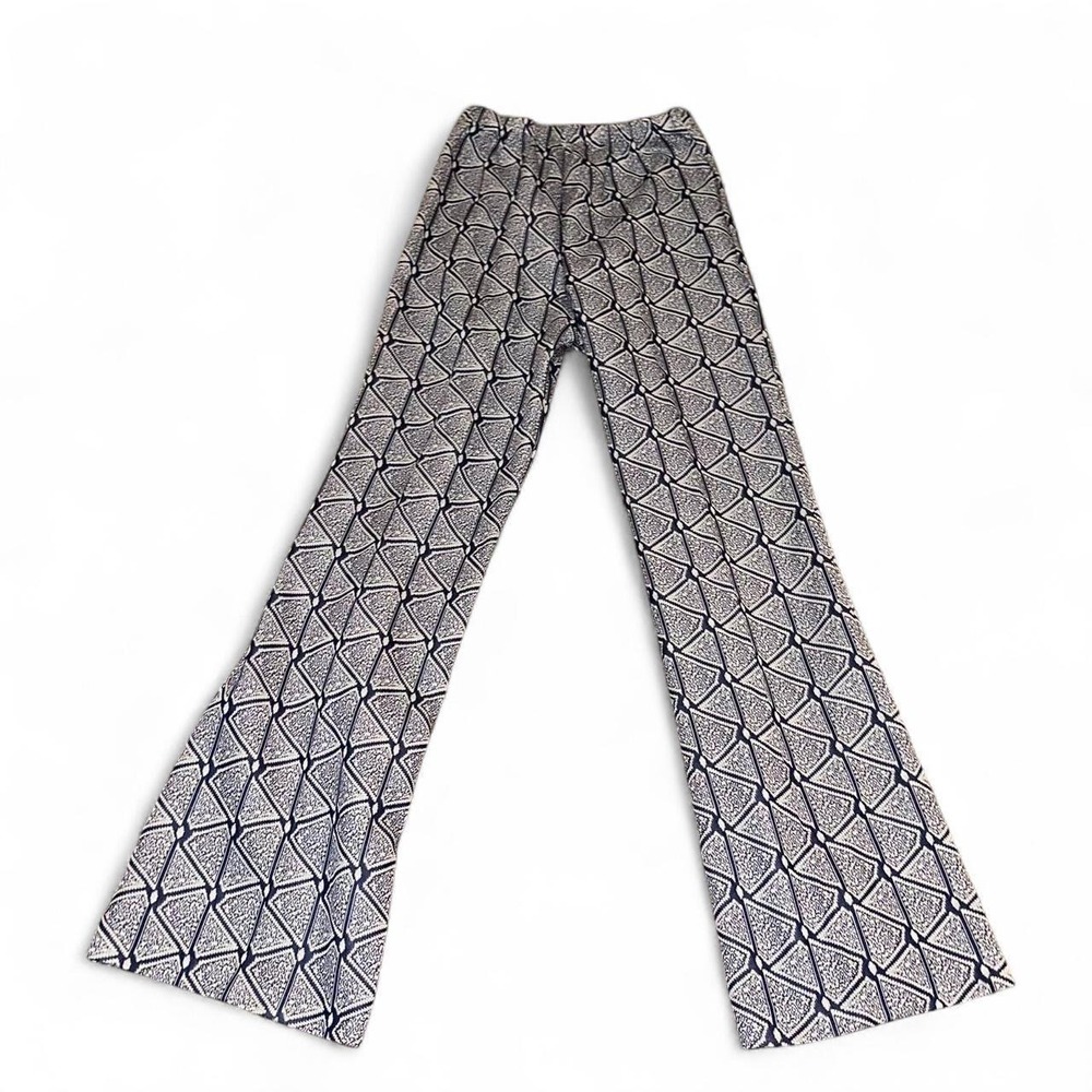 Vintage Bell Bottom Flare Festival Pants Dopamine 70s 80s Groovy‎